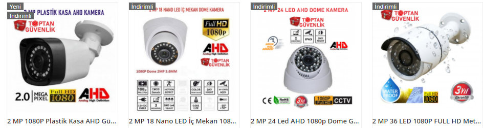 2 mp ahd kamera