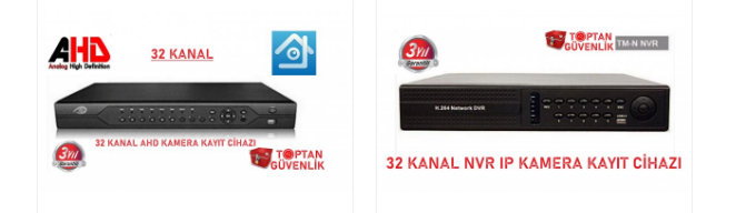 32 kanal kayıt cihazı