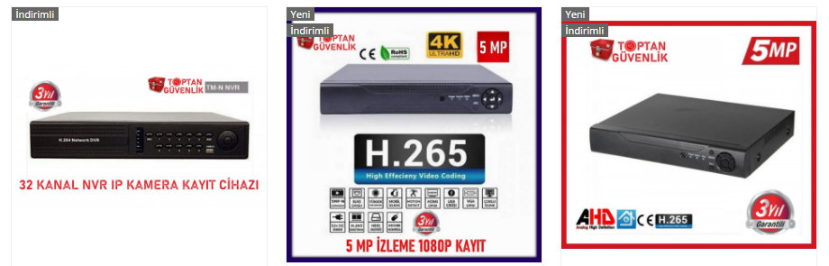 32 kanal nvr kayıt cihazı