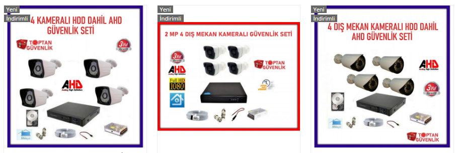 4 kamera kayıt cihazı