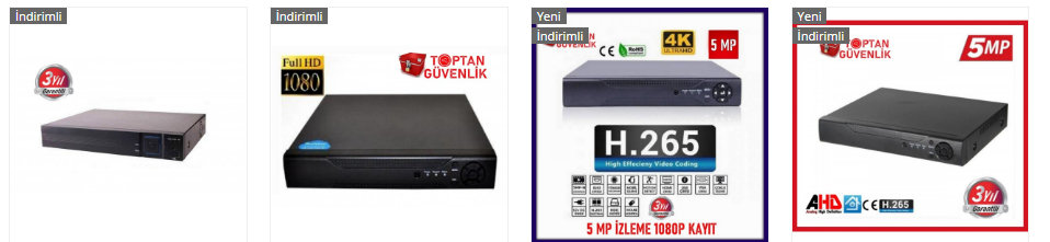 4 kanal ahd dvr