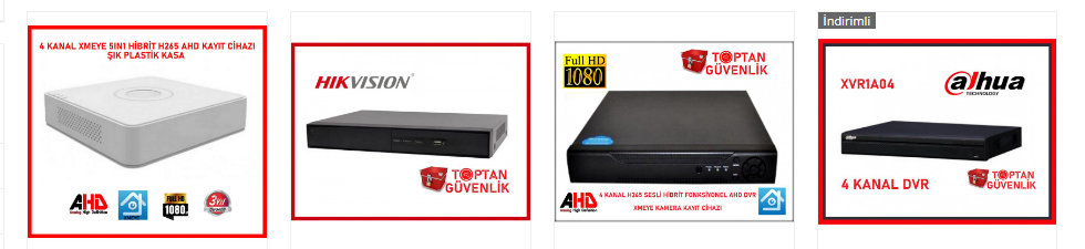 4 kanal dvr kayıt cihazı en ucuz