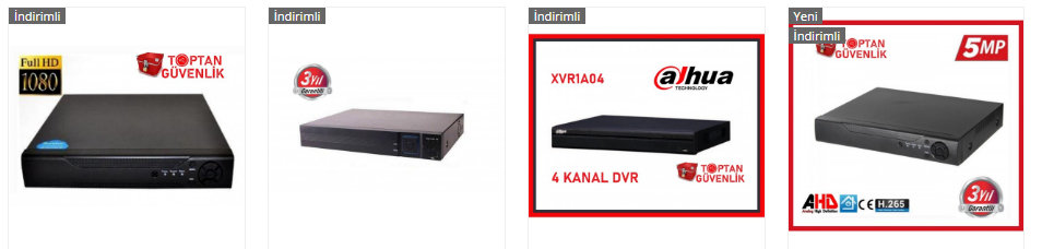 4 kanal dvr kayıt cihazı fiyatları