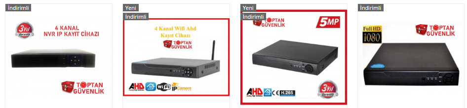 4 kanallı kamera kayıt cihazı