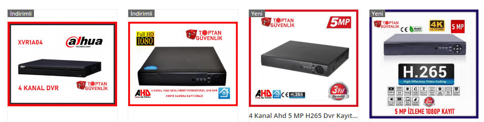 4 lü dvr