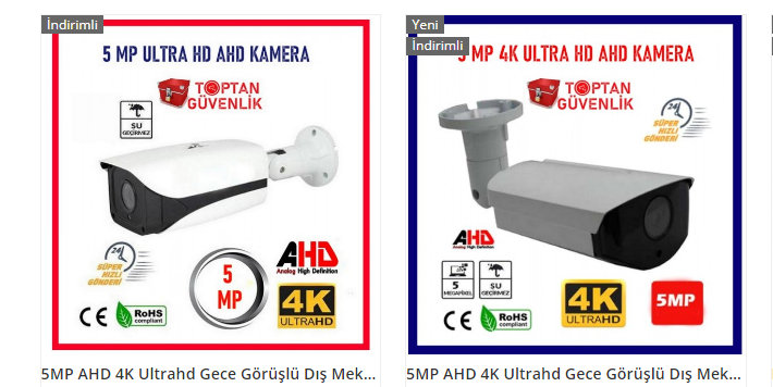 4k kamera fiyatları