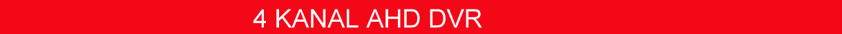 4 kanal ahd dvr