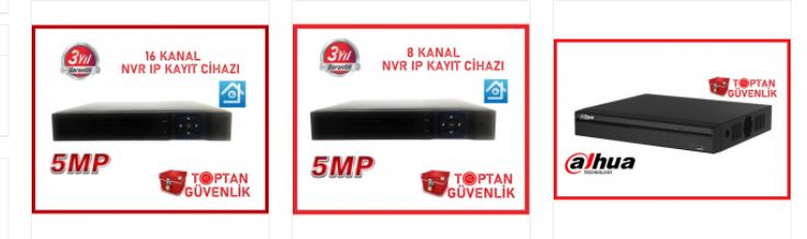 5 Mp Ip Kamera Kayıt Cihazı Nvr