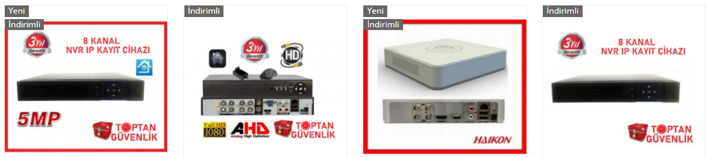 8 kamera kayıt cihazı