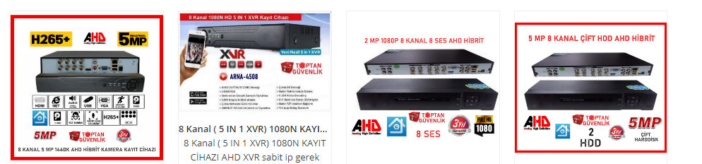 8 kanal dvr fiyatları