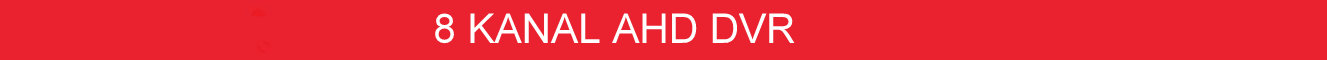 8 kanal ahd dvr