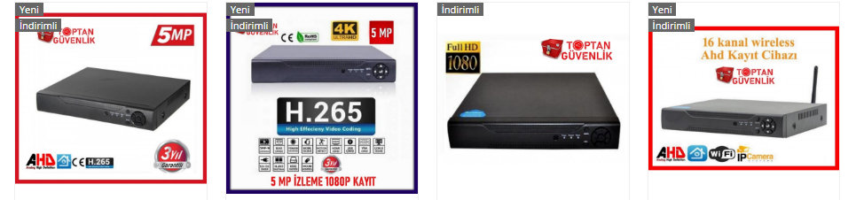 ahd dvr kayıt cihazı