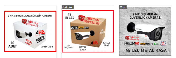 ahd güvenlik kamerası fiyatları ve modelleri