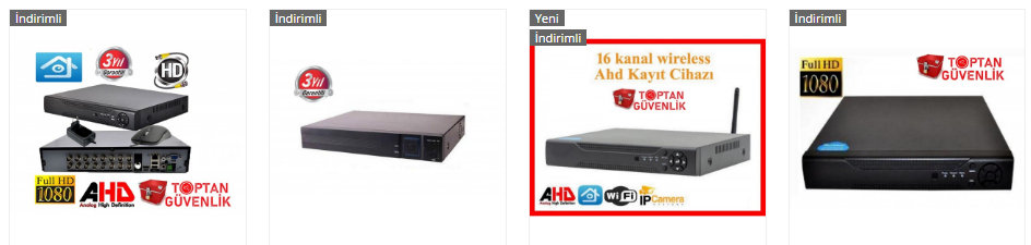 ahd kayıt cihazı 16 kanal