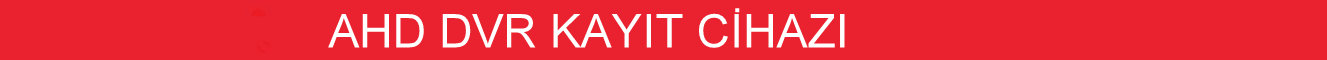 ahd dvr kayıt cihazı