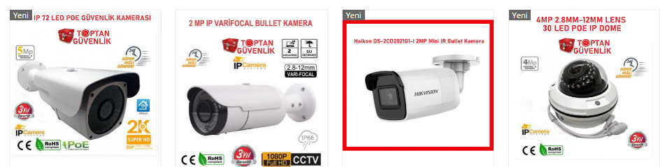 avenir güvenlik kamerası fiyatları