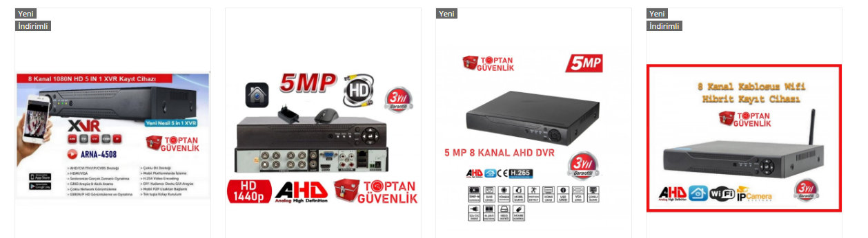 cenova 8 kanal dvr fiyat