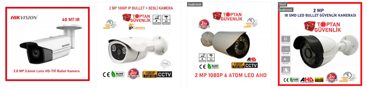 dış cephe kamera fiyatları