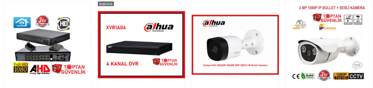 dvr güvenlik kamerası