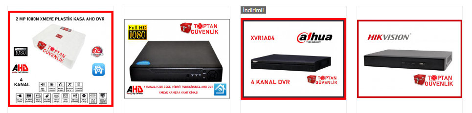 dvr kayıt cihazı hepsiburada