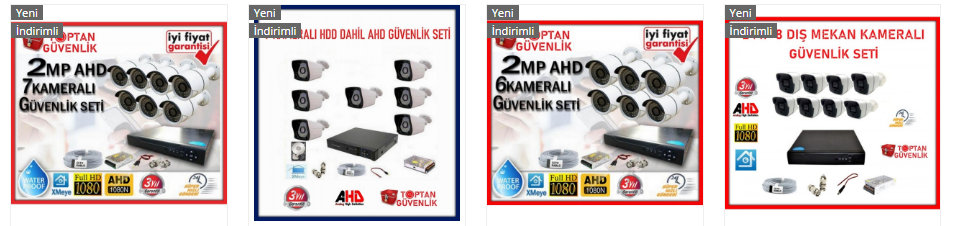 ev güvenlik kamera sistemleri fiyatları