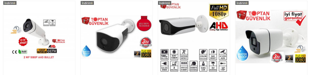 full hd güvenlik kamera fiyatları