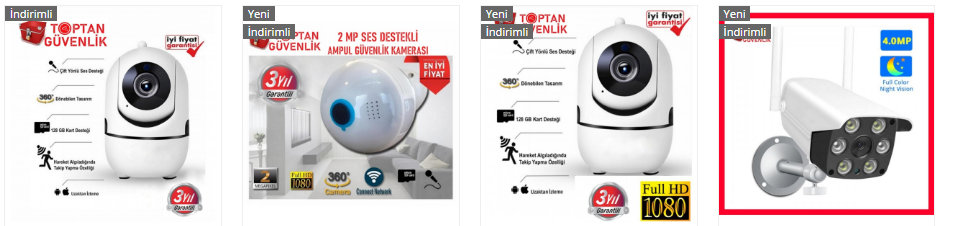 gizli kamera satışı