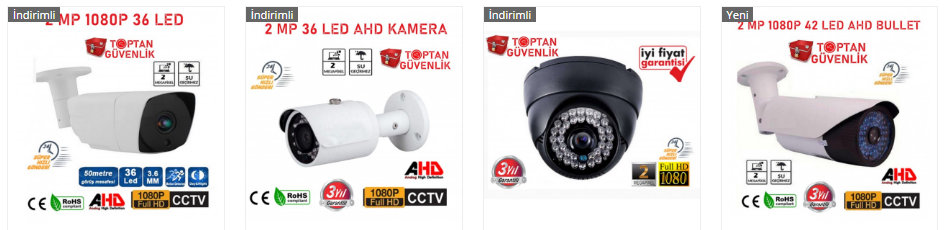 güvenlik kamera fiyatları vatan