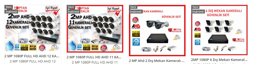 güvenlik kamera sistemleri özellikleri
