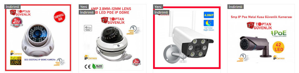 güvenlik kamerası ip