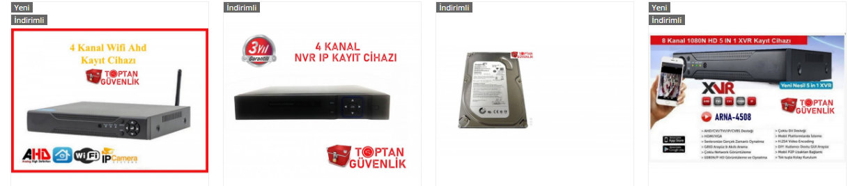 güvenlik kamerası kayıt