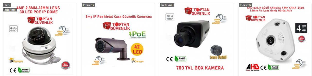 güvenlik kamerası lens