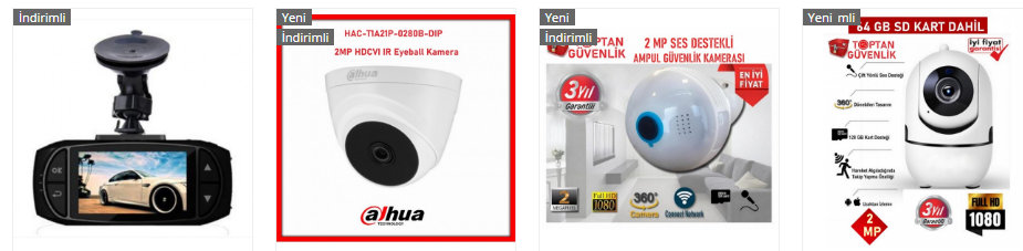 güvenlik kamerası özellikleri