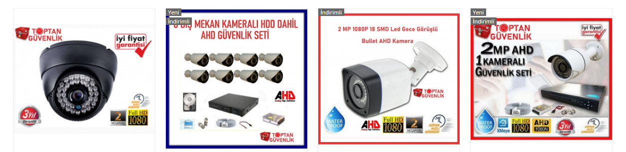 güvenlik kamerası satış