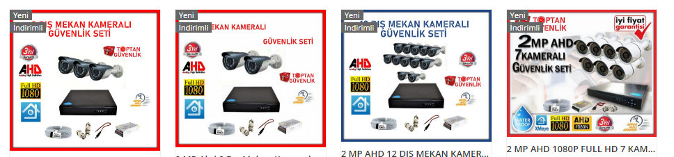 güvenlik kamerası ve alarm sistemleri