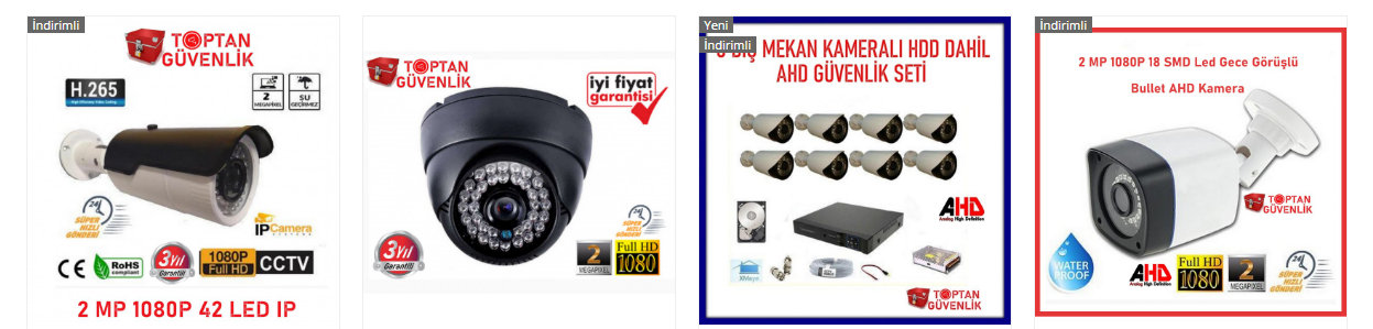güvenlik sistemi kamera fiyatları
