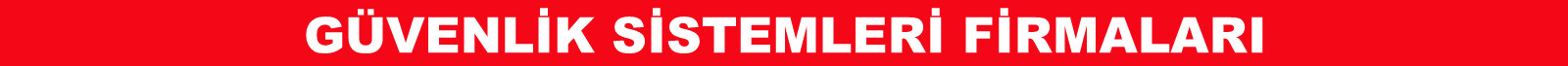 güvenlik sistemleri firmaları