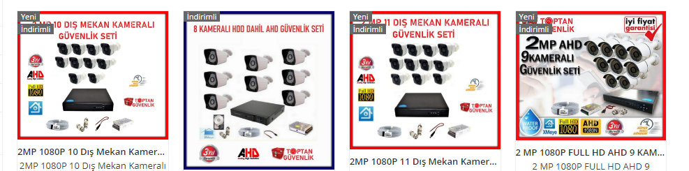 hd güvenlik kamera sistemleri