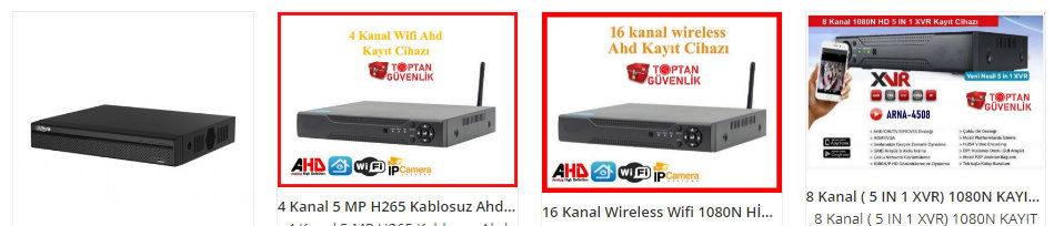 hd güvenlik kamerası kayıt cihazı