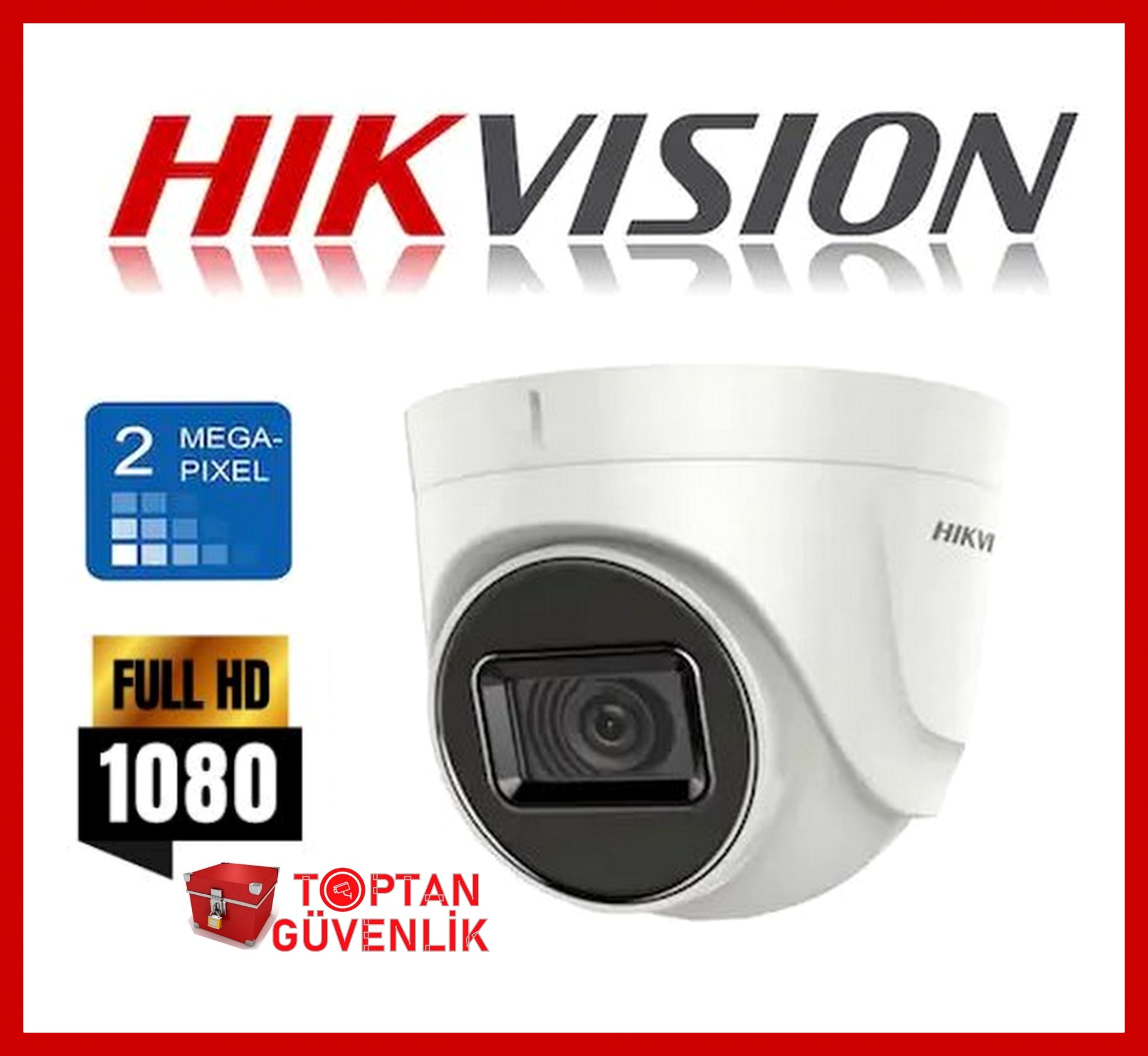 Hikvision DS-2CE76D0T-ITPF 2 Mp 2.8mm Sabit Lens Ir Dome Kamera