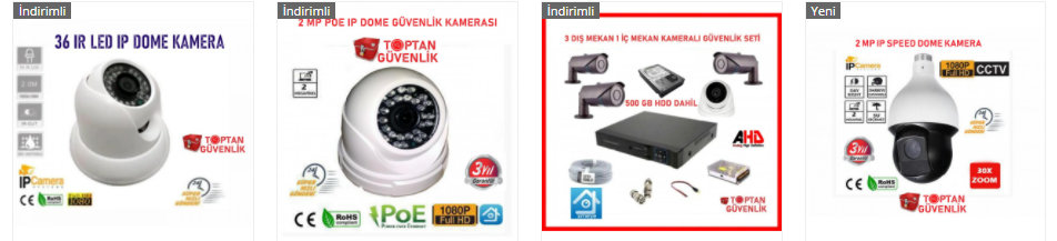 ip dome kamera fiyatları