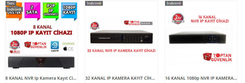 ip kamera kayıt cihazı