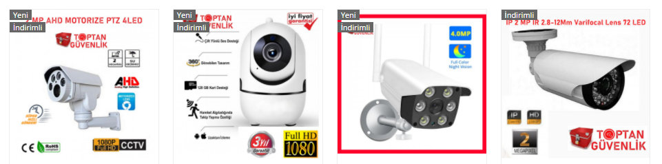kamera çeşitleri ve fiyatları