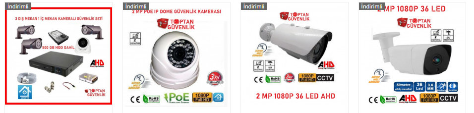 kamera fiyatları güvenlik