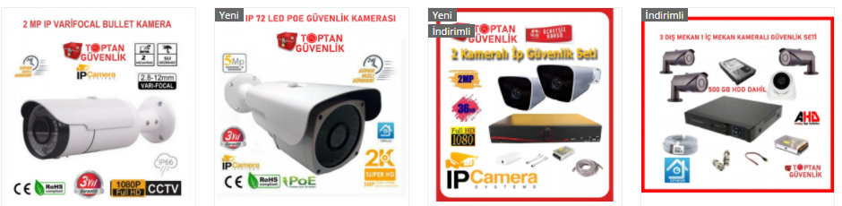 kamera fiyatlari sistemleri