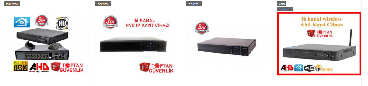 kamera kayıt cihazı 16 kanal