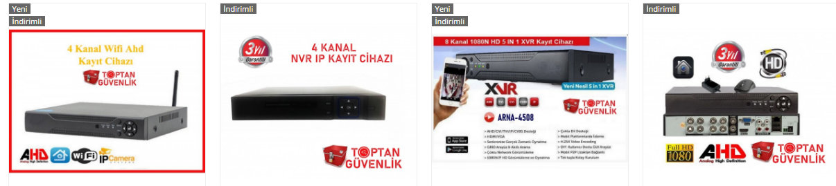 kamera kayit cihazi fiyatlari