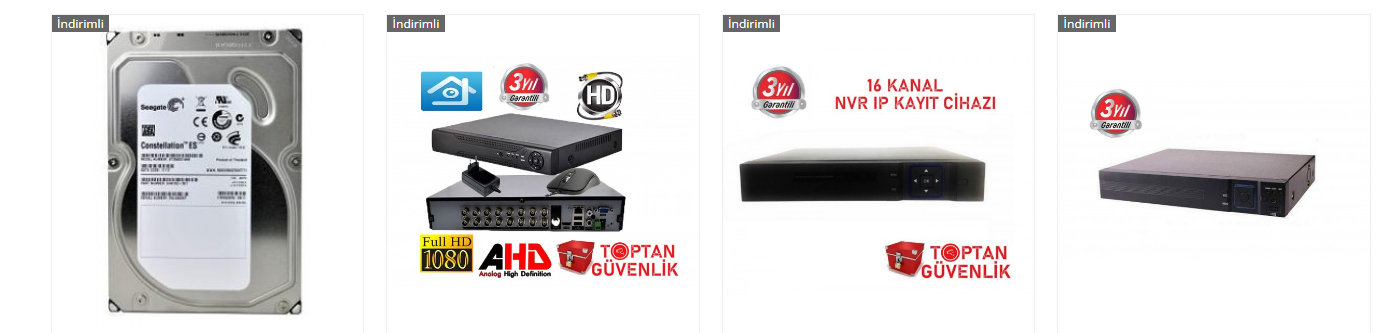 kamera kayıt cihazı harddisk