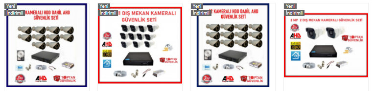 kamera sistemleri fiyat listesi