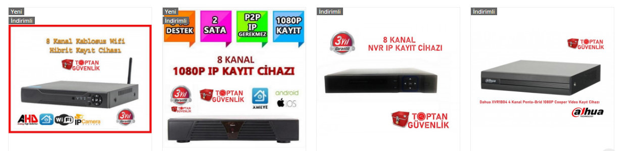 kayıt cihazı fiyatları